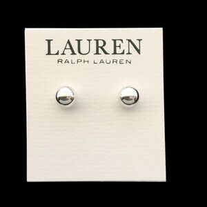 Lauren Ralph Lauren Silver Ball Stud 6mm RV$25